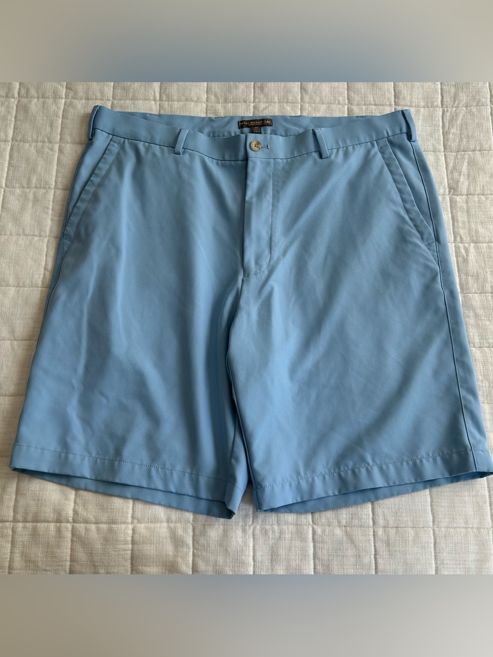 Peter Millar Crown Sport Light Blue Men’s Performance Shorts